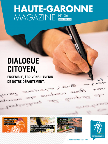Une du Haute-Garonne Magazine numéro 136