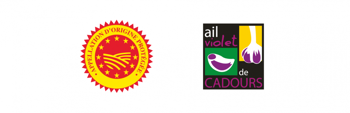 Logo AOP ail violet de Cadours