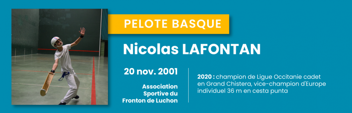Nicolas LAFONTAN - pelote