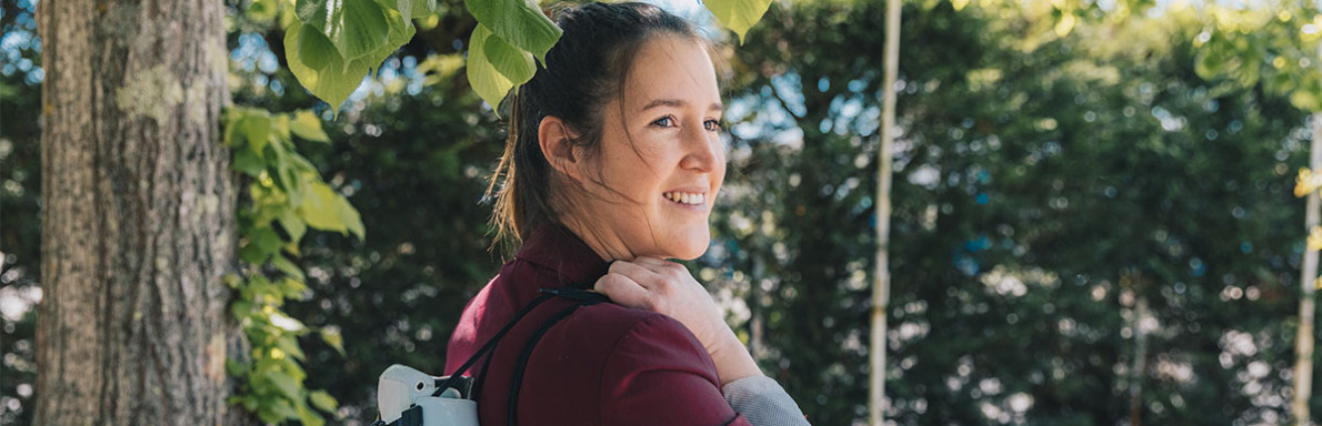 Juliette Pouydebat, championne de roller à Pibrac.