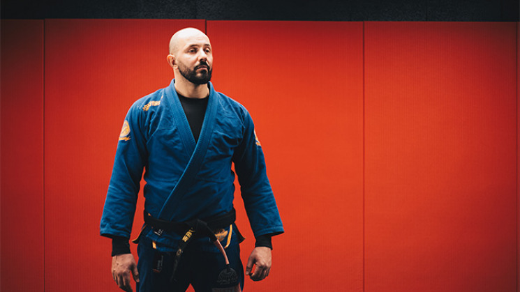 Mourad Benghoune, champion de France de grappling.