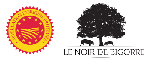 Logo AOP - Le noir de Bigorre