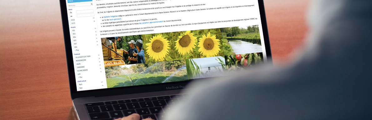 Open data irrigation