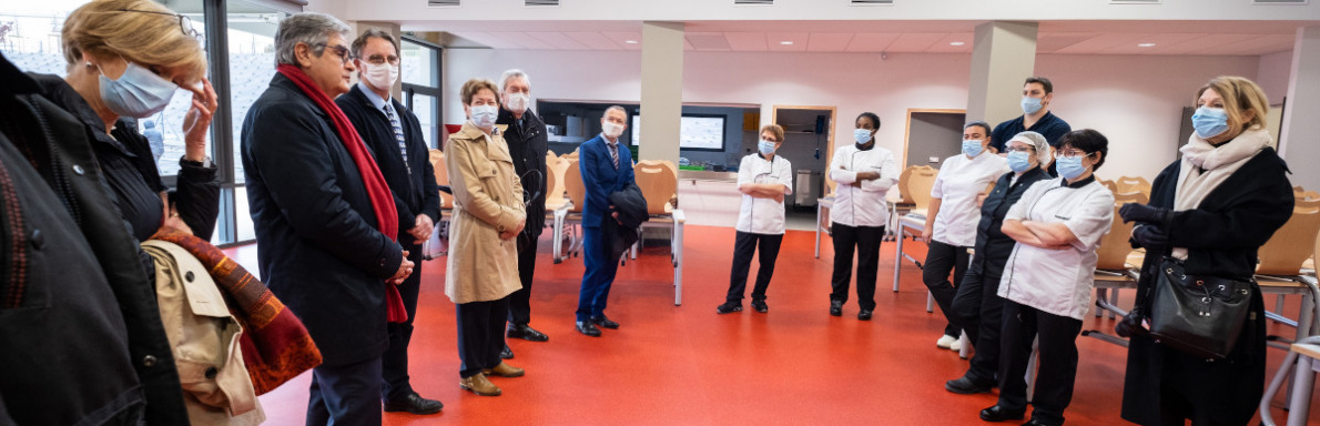 Temps d'échange avec les personnels du collège d'Escalquens