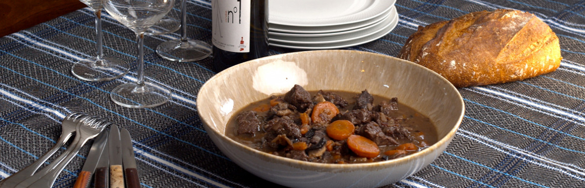 Joues de Gasconne des Pyrénées façon bourguignon
