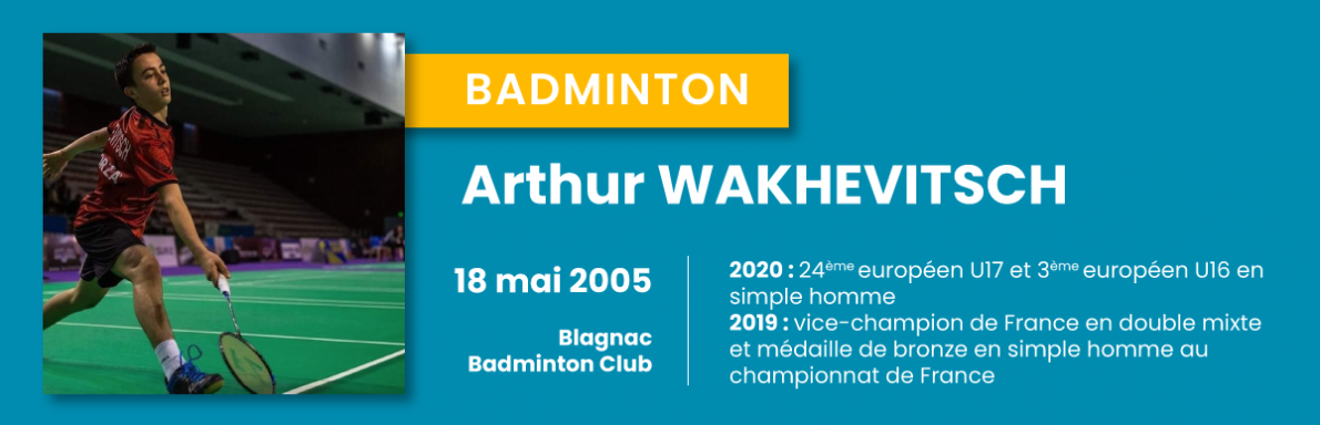 Arthur WAKHEVITSCH - badminton