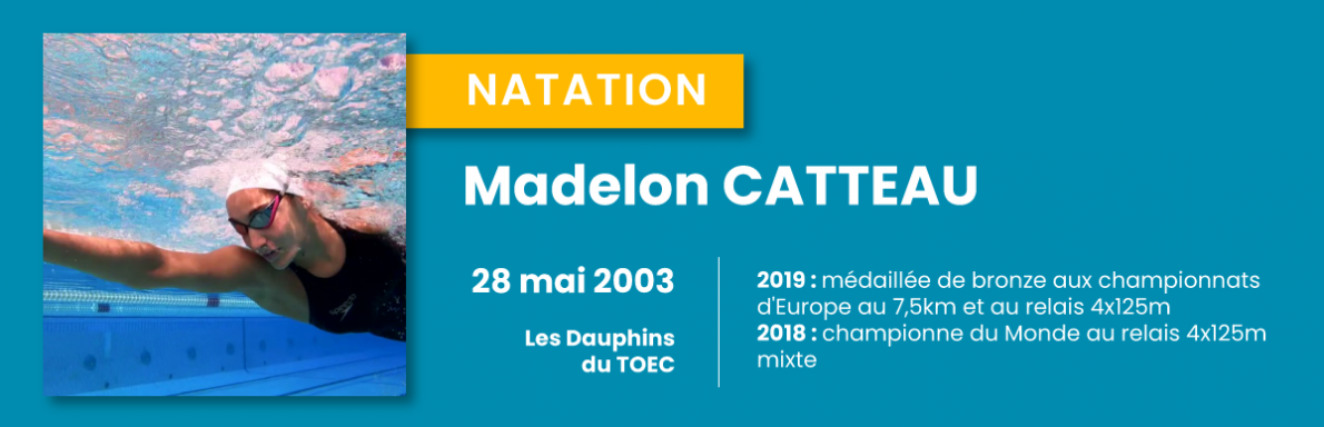 Madelon CATTEAU - natation