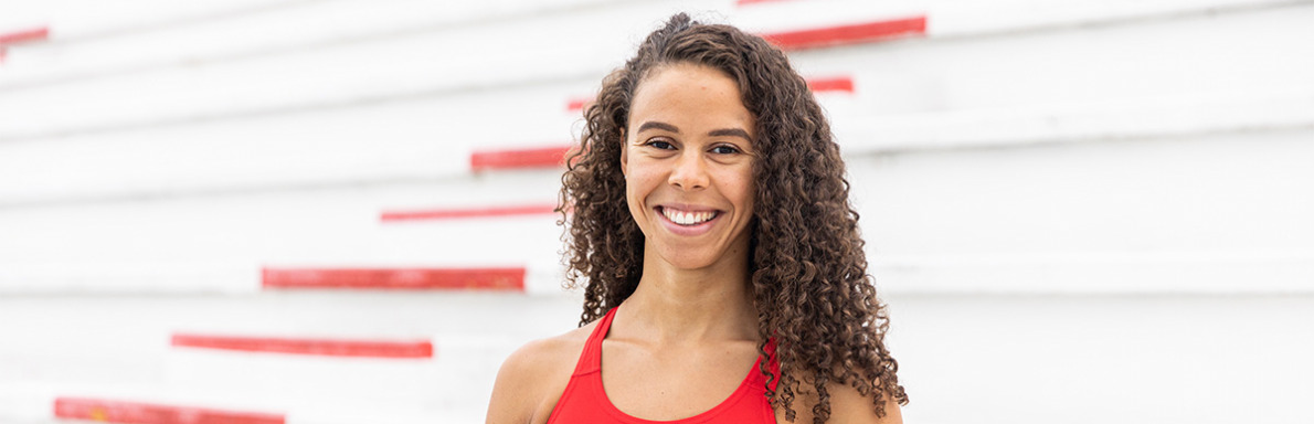 Assia Touati, nageuse des Dauphins du Toec.