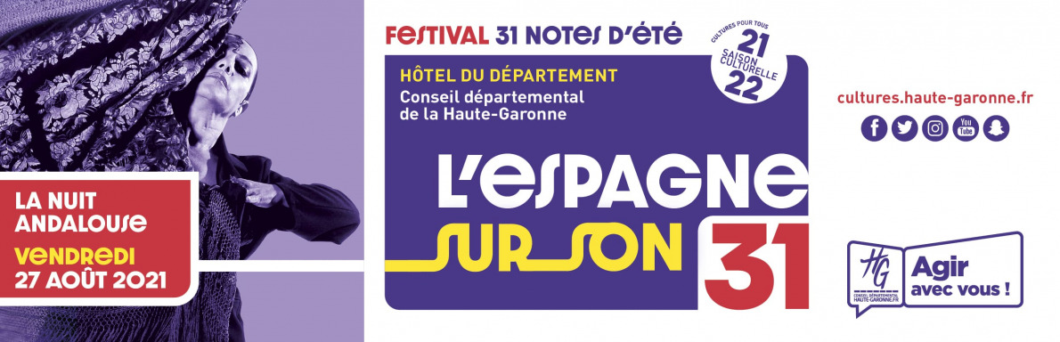 Affiche de la nuit andalouse 2021