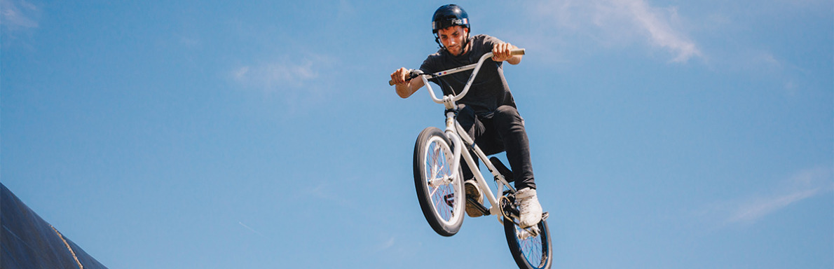 Istvan Caillet, champion de BMX freestyle.