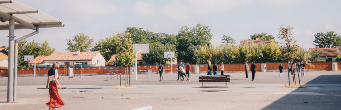 Collège Léonard de Vinci, à Tournefeuille, juin 2020