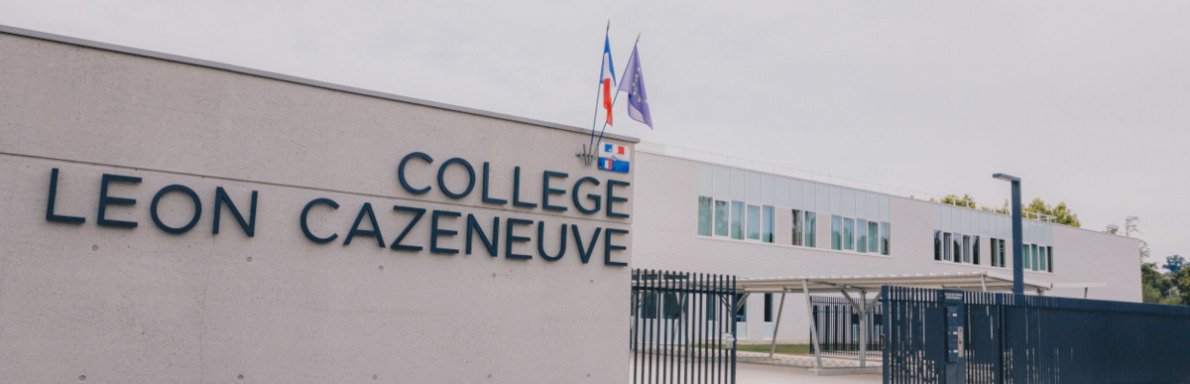 Bandeau collège Léon Cazeneuve, Isle-en-Dodon