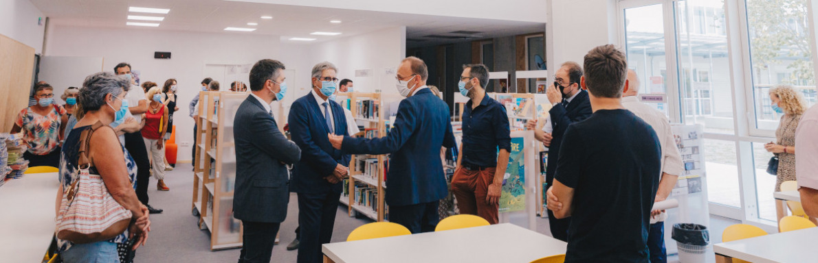 Bandeau inauguration collège Léon Cazeneuve, Isle-en-Dodon 2