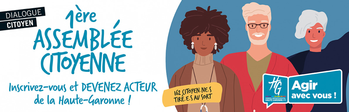 1ère Assemblée citoyenne : inscrivez-vous et devenez acteurs de la Haute-Garonne