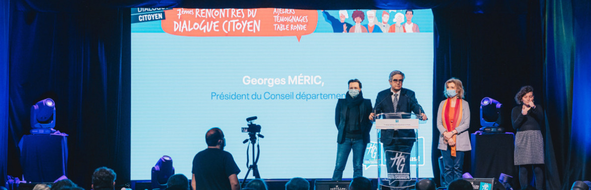 Ouverture des 7èmes rencontres du dialogue citoyen par le Président Georges Méric
