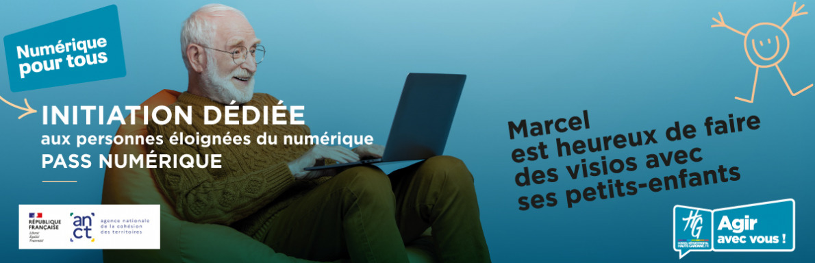 Des Pass numérique sont attribués gratuitement aux personnes éloignées des usages, leur apportant des initiations et formations numériques.