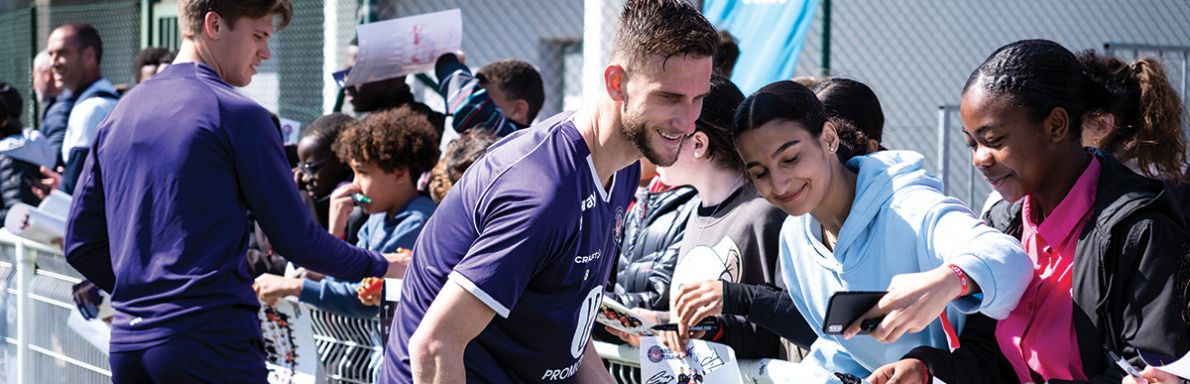 Des collégiens haut-garonnais à la rencontre des joueurs du TFC