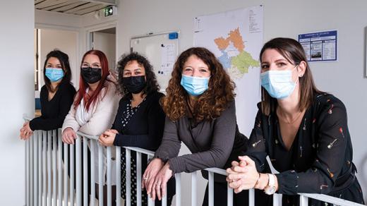 Une partie de l'équipe de Haute-Garonne Solidarités