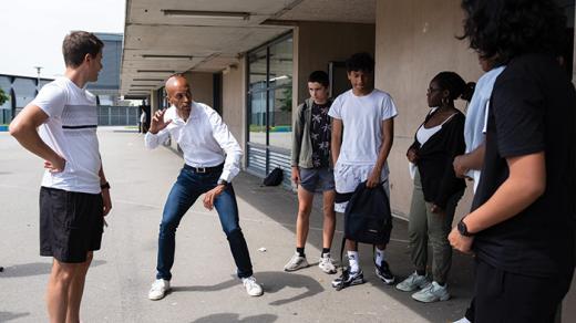 Stéphane Diagana, parrain de la politique Sport-santé du Département