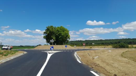 Giratoire sur la RD 17 et la RD 87 A