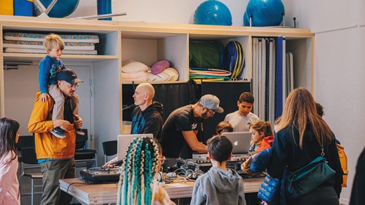 Atelier DJ à la Block Party de l'Espace Roguet