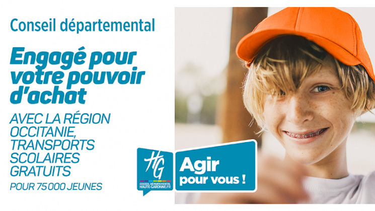 Engagé pour votre pouvoir d'achat - transports scolaires