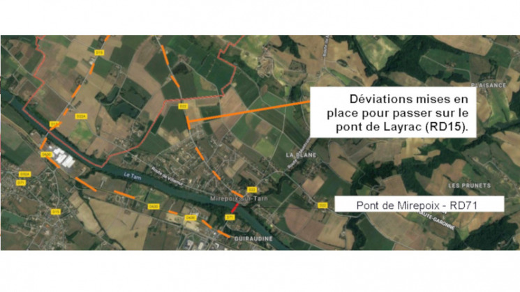 Plan de déviation de Mirepoix