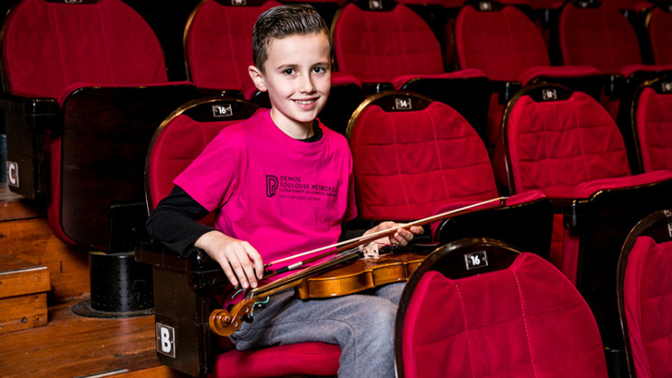 Noam, 10 ans, en CM2 à l'école Pierre Fons de Muret.