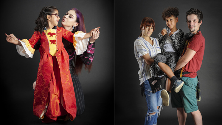 Princesses et princes en basket
