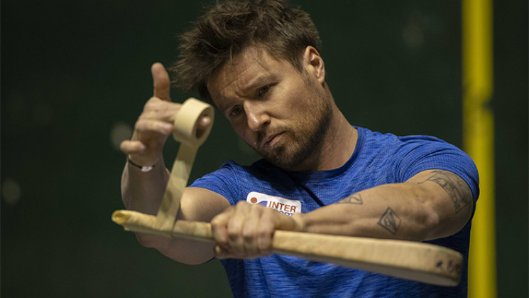 Sylvain Brefel, joueur de pala corta.
