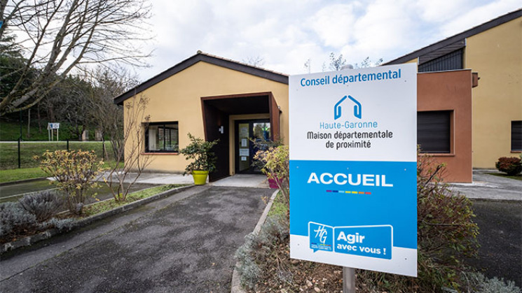 La maison départementale de proximité à Montgiscard.