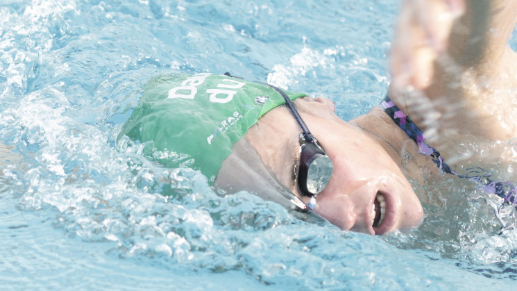 Adeline Furst, nageause aux Dauphins du TOEC.