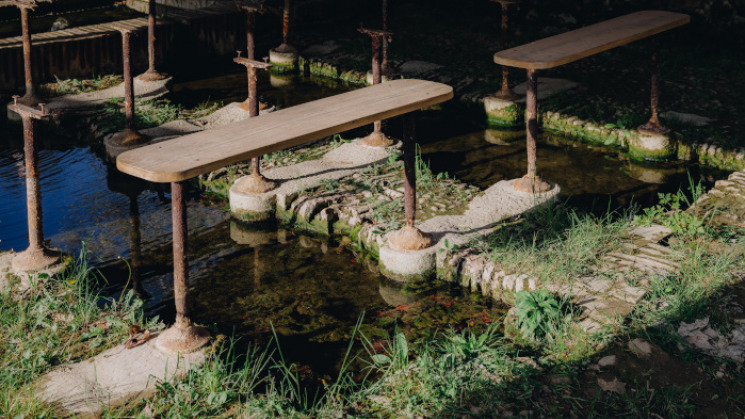 Lavoir du Faget - détail