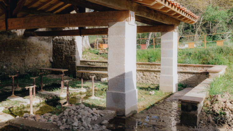 lavoir restauré Le Faget