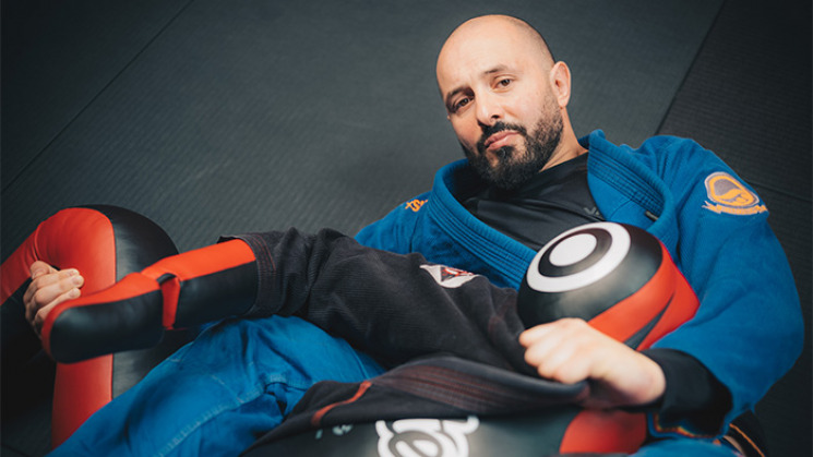 Mourad Benghoune, champion de France de grappling.