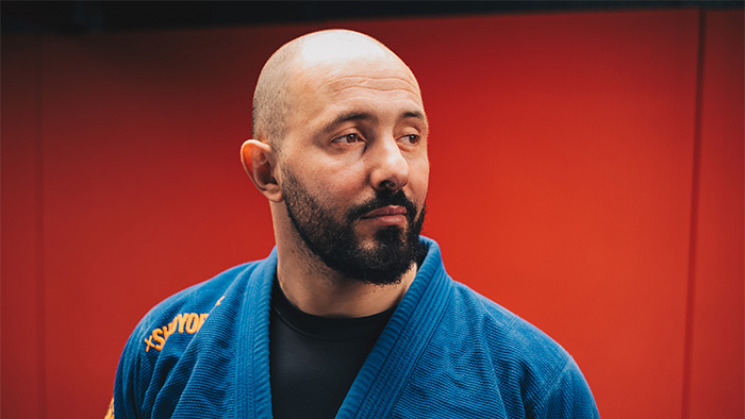 Mourad Benghoune, champion de France de grappling.