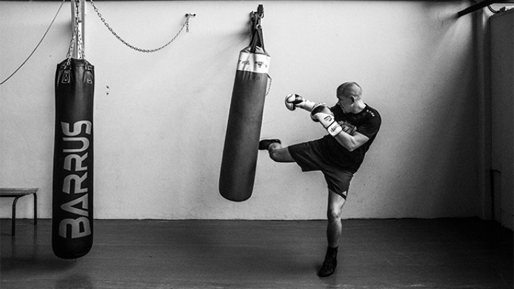 Kevin Albertus, champion de boxe française.