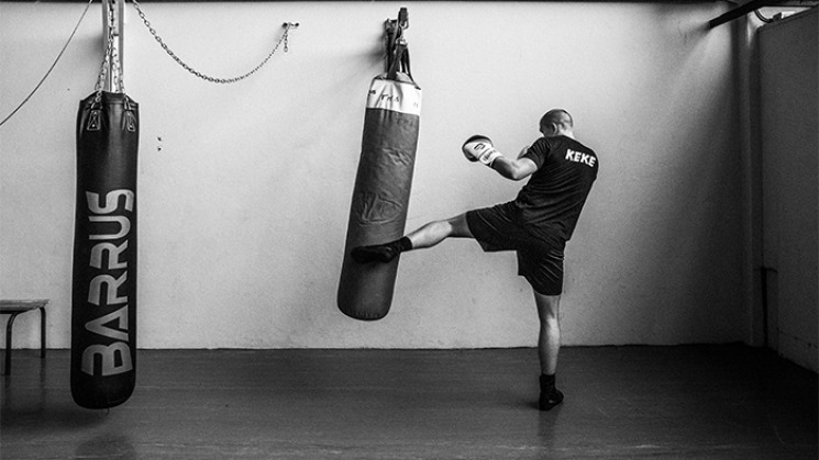 Kevin Albertus, champion de boxe française.