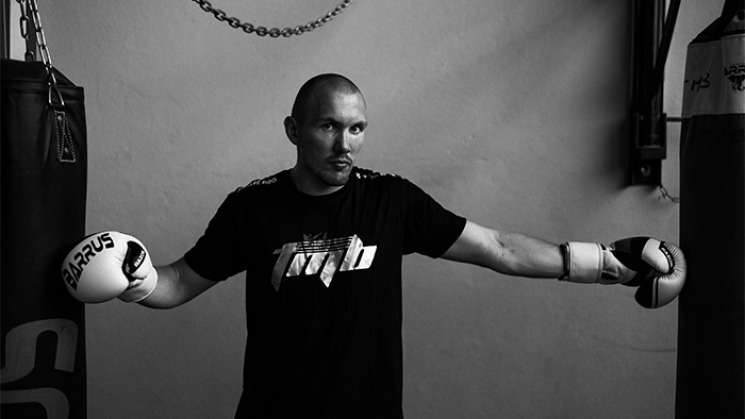 Kevin Albertus, champion de boxe française.