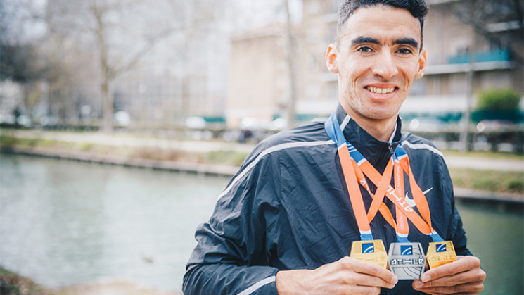 Djilali Bedrani, spécialiste du 3000m steeple. 