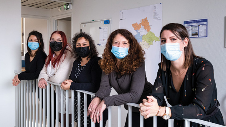 Une partie de l'équipe de Haute-Garonne Solidarités