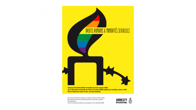 Droits humains et minorités sexuelles - expo Amnesty International