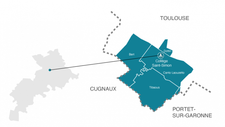 Carto collège Saint-Simon