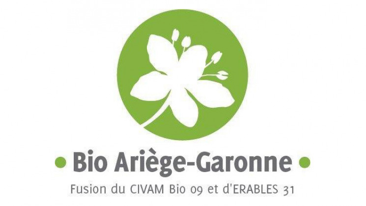Logo Ariège Garonne, fusiondu CIVAM Bio 09 et d'ERABLES 31