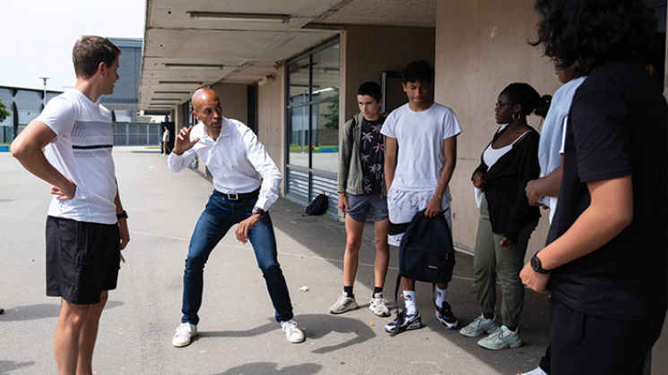 Stéphane Diagana, parrain de la politique Sport-santé du Département