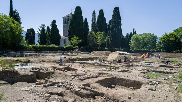 Le site de fouilles de Saint-Just de Valcabrère