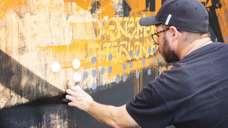 The Blind, graffeur à l'espace Roguet