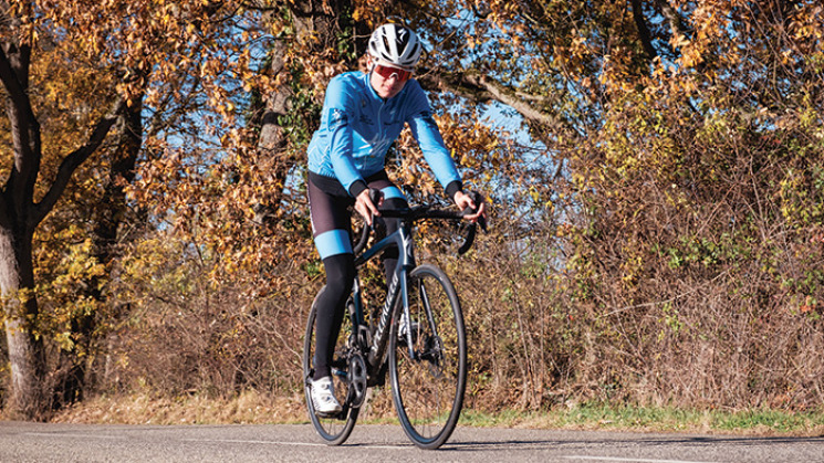 Ugo Fabries, cycliste et bourse jeune espoir du Département