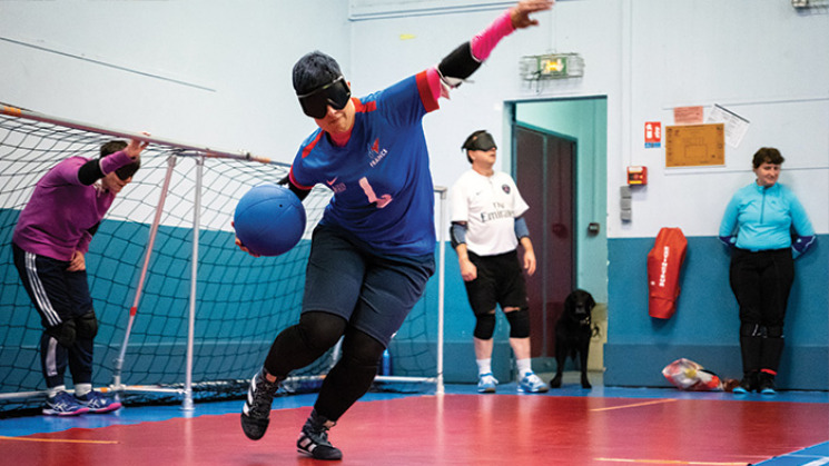 Coralie Gonzalez, joueuse de goalball