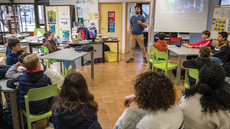 Atelier réseaux sociaux au Collège René Cassin de Saint-Orens